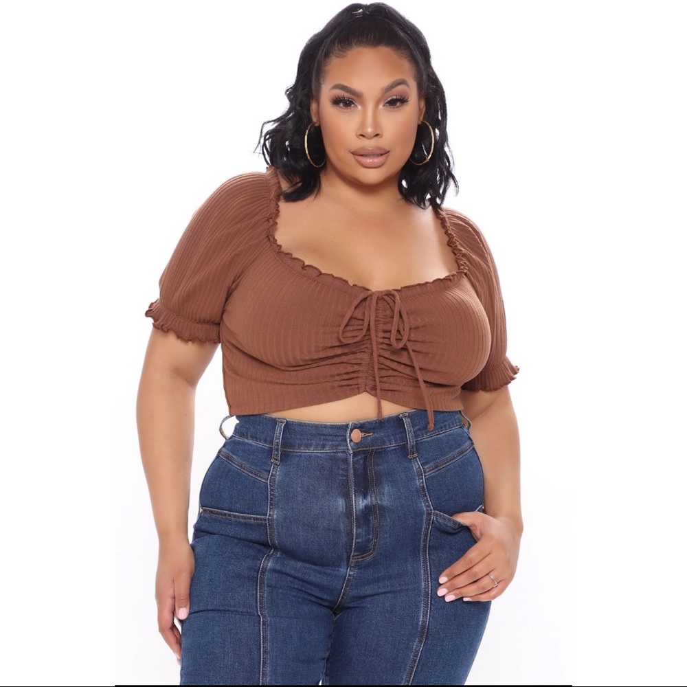 Ruched Crop Top